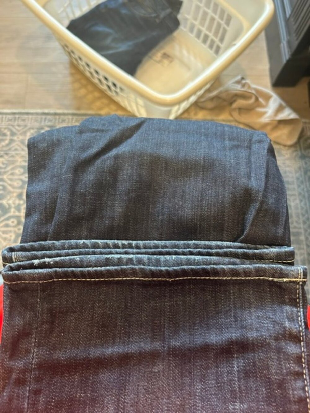 7 For All Mankind Dark Wash Bootcut Jeans size 29 - Picture 8 of 8